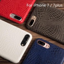 Luxury Ultra-thin PU Leather Crocodile Soft Skin For iPhone 7 /7 Plus Case Cover