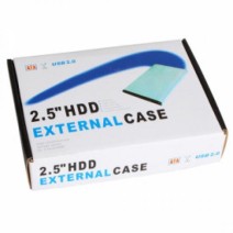 2.5″ USB 2.0 Sata HDD Hard Drive External Case