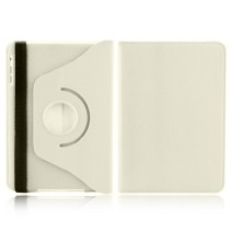 White Color Leather Feel 360 Belt Back Cover Compatible for Samsung Galaxy Tab 10.1