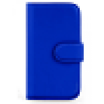Book Flip Leather Wallet Case Cover For Samsung Galaxy S5 I9600 in Blue