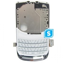 Blackberry 9800 Torch Centre frame with flex and keypad White
