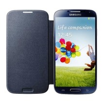 Samsung Galaxy S4 i9500 S4 turn around NFC Flip Cover Case (Grey)