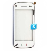 Nokia n97 digitizer touchpad with front cover in white