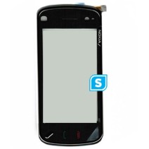 Nokia n97 digitizer touchpad with front cover in black