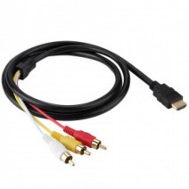 1.5M HDMI Male to 3 RCA Audio Video AV Component Cable