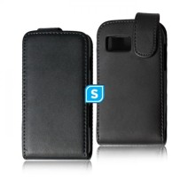 Flip Pouch For Samsung S5360 - Black
