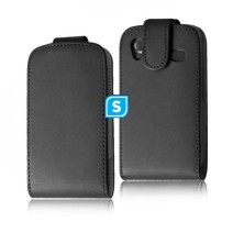 Flip Pouch For Samsung S5830 - Black