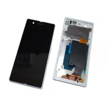 Replacement Part Sony Xperia Z L36h Lcd and digitizer with frame complete - White