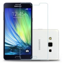 Tempered Glass Screen Protector Front Film For Samsung Galaxy A7 in iGlow retail Packing