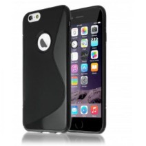 S-Line Gel Back Case Skin Cover For iPhone 7 in Black