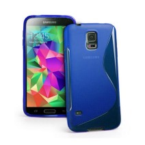 Sline Gel Case for Samsung Galaxy S5 Mini - Blue