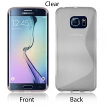 S-Line Soft Silicon Gel Case For Samsung Galaxy S6/S6 Edge in Clear