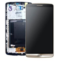 LG G3 (D855) Complete lcd with digitizer and frame assembly in Gold