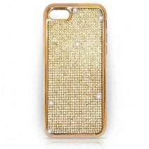 New Diamante Fashion Luxury Bling Girls' Phone Cover Case for iPhone 7 All Models in Golden