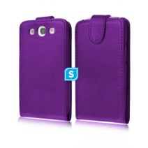 Flip Pouch For Samsung Galaxy S3 mini - Purple