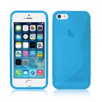 S-Line Soft Silicon Gel Case For iPhone 5/5S in Baby Blue