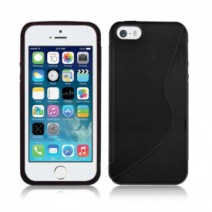 S-Line Soft Silicon Gel Case For iPhone 6/6S in Black