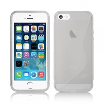 S-Line Soft Silicon Gel Case For iPhone 5/5S in Clear