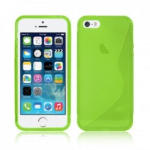 S-Line Soft Silicon Gel Case For iPhone 5/5S in Green