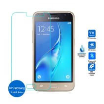 Tempered Glass Screen Protector Front Film For Samsung Galaxy J1 2016 edition in iGlow Retail Packing