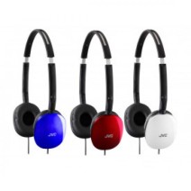 JVC HA-S160-R-E FLATS Lightweight Headphones 1.2m Cord