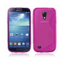 Samsung Galaxy S4 Mini i9190 Silicone Gel Case Cover in Pink