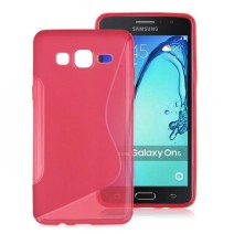 Samsung On5 back cases Sline Gell in Pink