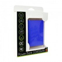 Power Bank 10400 mAh Compatible for all kinds of Mobile Phone in Blue