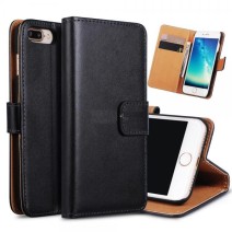 Real Genuine Leather Wallet Credit Card Holder Stand Case Cover For iphone X 8 5 6S