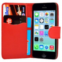 Luxury Magnetic Flip Stand Book Wallet PU Leather Case Cover For Apple iPhone 7 in Red