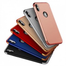 Iphone X Electroplated Button Case