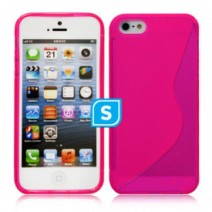 S-Line Case Compatible For iPhone 5/5s - Hot Pink