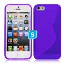 S-Line Case Compatible For iPhone 5/5s - Purple