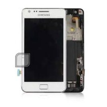 Samsung GT-i9100 Galaxy S2 original lcd in White with frame complete