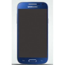 Samsung Galaxy S4 Mini i9195 Original Complete Lcd in Blue with digitizer and frame