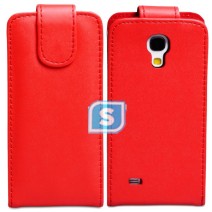 Flip Pouch Compatible For Samsung Galaxy S4 i9505 - Red