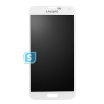 Genuine Samsung Galaxy S5 Mini SM-G800F Lcd and touchpad in white - Samsung part number:GH97-16147B