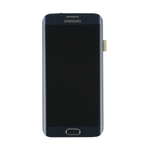 Genuine Samsung S6 Edge SM-G925 Lcd and Touchpad with Frame Assembly in Black - Samsung Part number : GH97-17162A