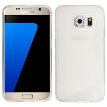 Samsung Galaxy S7 Sline Soft Tpu Gel back Case in Clear