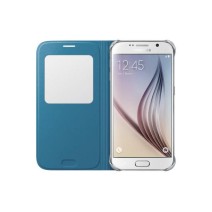 Samsung Galaxy S6 S View Premium Cover Case - Light Blue in retail pack