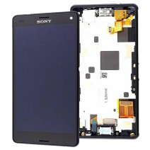 Sony Xperia Z3 Compact Z3 Mini D5803 D5833 Complete Lcd Screen with Digitizer and Frame - Black